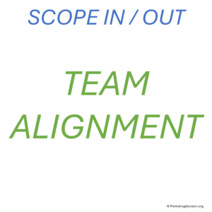 align team using scope in out process also named frame in out