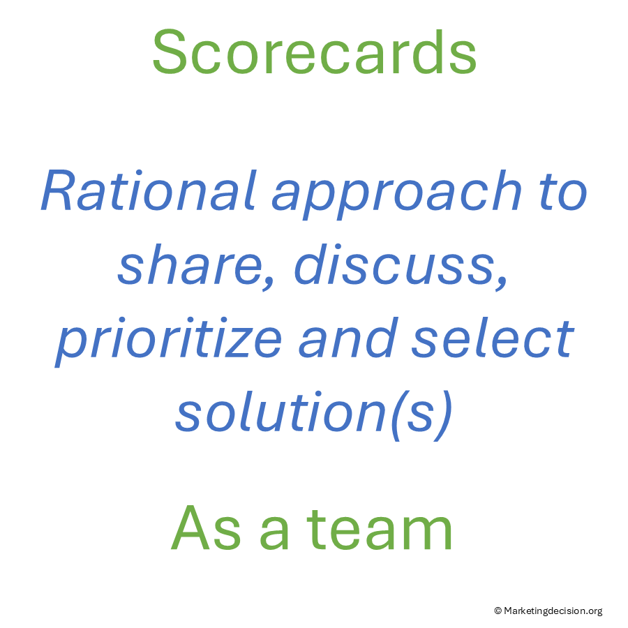 Secession Score Card Decision Scorecards: Linear Scorecard and Pugh Matrix Guide