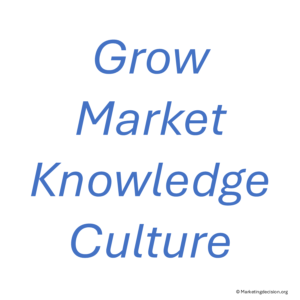 Developing a culture of excellence in market understanding