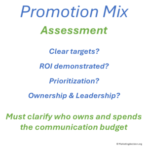 evaluating promotional activities and marketing performance