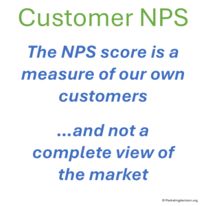 customer net promoter score limitation - measure of own customers on own products