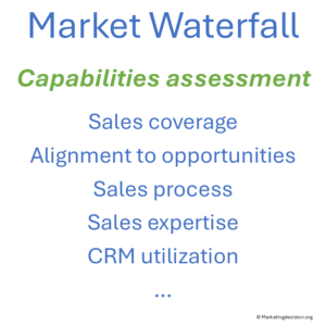 Capabilities assessment using Market Waterfall framework