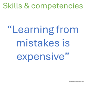 Learning from mistakes is expensive: use failures to motivate training actions