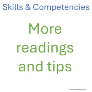 Recommended readings and references for sales competency models