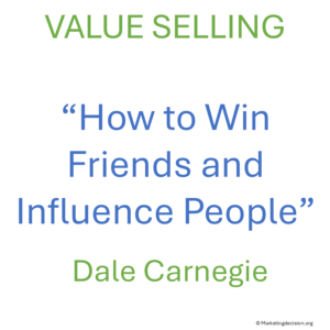 Dale Carnegie book on listening and interpersonal skills in sales
